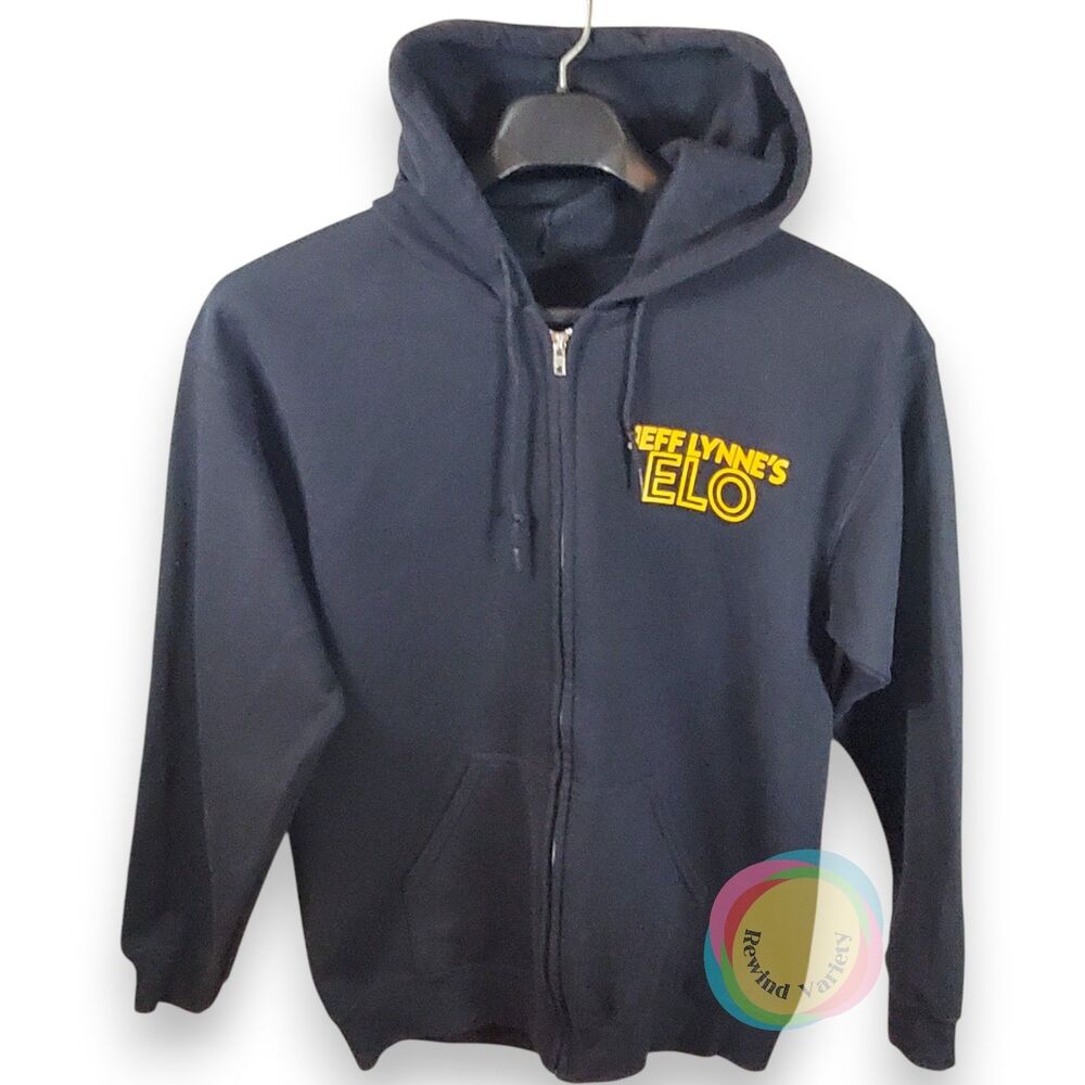 Jeff Lynne's ELO 2024 Over & Out Tour Zip Up Hoodie M